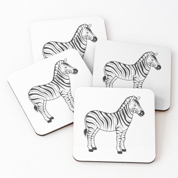 Item preview, Cebra Elegante Regalo 2 Line Art designed and sold by OneLine Studio.