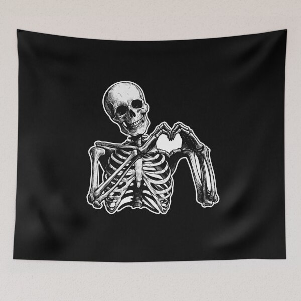 Item preview, Love You To Death Skeleton Heart hands designed and sold by Lady-K-.