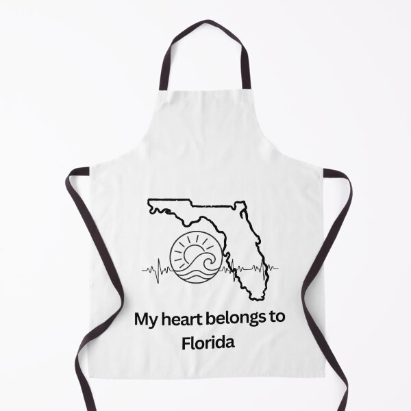 Item preview, My Heart Belongs to Florida - Ocean Wave Heartbeat designed and sold by GiftableGems.