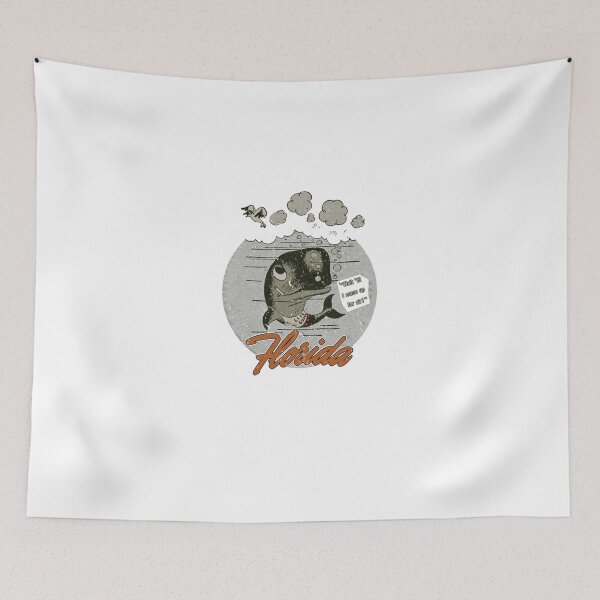Item preview, Florida Vintage Distressed Dolphin Lifeguard Art designed and sold by RustinGalici.