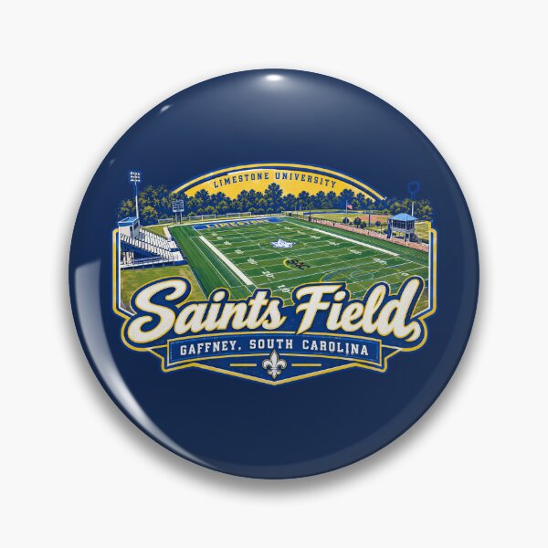 Artikelvorschau, Limestone University Saints Field – Gaffney, South Carolina Stadionkunst entworfen und verkauft von Apex & Anthem .