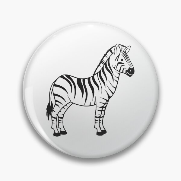 Item preview, Zebra Friendly 1 Line Art Gift designed and sold by OneLine Studio.