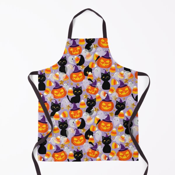 Item preview, Cute Black Cat, Pumpkins and Candy Corn designed and sold by AlyssasCreativeBoutique.