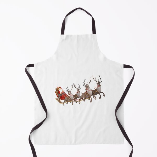 Item preview, Santa Claus Reindeer Sleigh Santa Sleigh Reindeer Antlers Christmas Decorations Deer Prnt. designed and sold by GuessNexted.