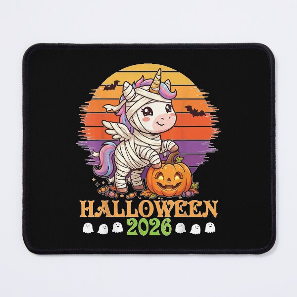 Item preview, Halloween 2026 Mummy Unicorn Pumpkin Cute designed and sold by MiteKangerin.