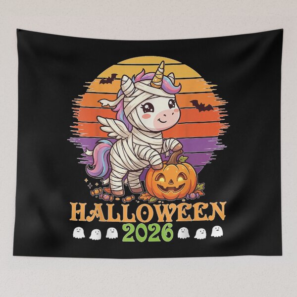 Item preview, Halloween 2026 Mummy Unicorn Pumpkin Cute  designed and sold by MiteKangerin.