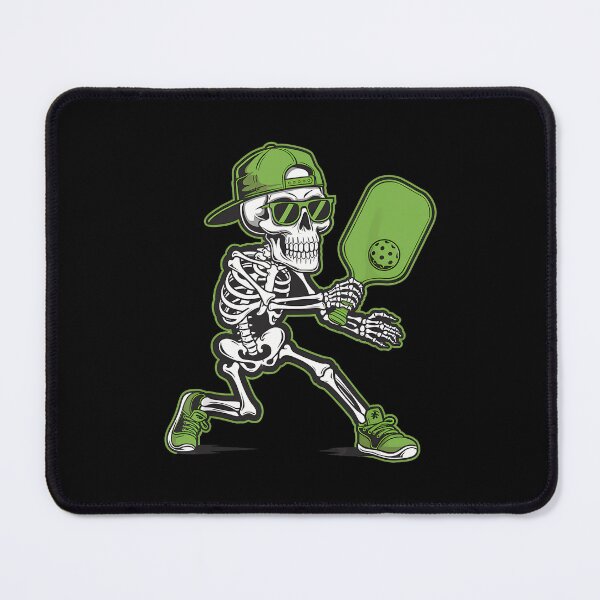 Item preview, Spooky Dink Pumpkin Head Skeleton Pickleball Halloween designed and sold by ZariahNey.