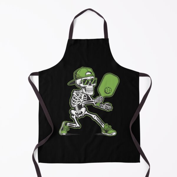 Item preview, Spooky Dink Pumpkin Head Skeleton Pickleball Halloween designed and sold by ZariahNey.