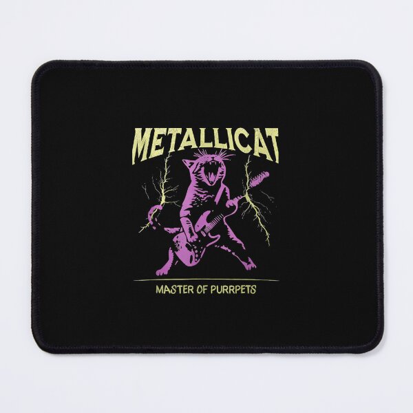 Item preview, Metallicat Master Of Purrpets Cat Metal Music Lover Pun designed and sold by thechamppainter.