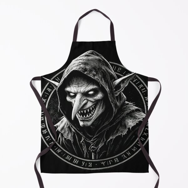 Item preview, Dark Fantasy Emblem – Menacing Goblin Rune Design designed and sold by Mggtz.