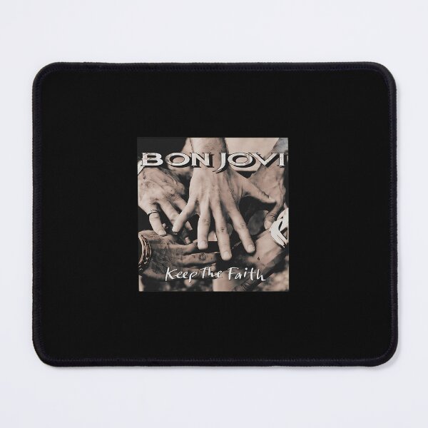 Item preview, Bons Jovis Keep The Faith Rock Music designed and sold by thechamppainter.