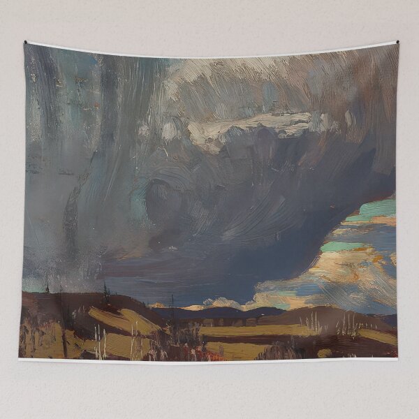 Item preview, Approaching snowstorm 1915 designed and sold by VeilOfPigments.
