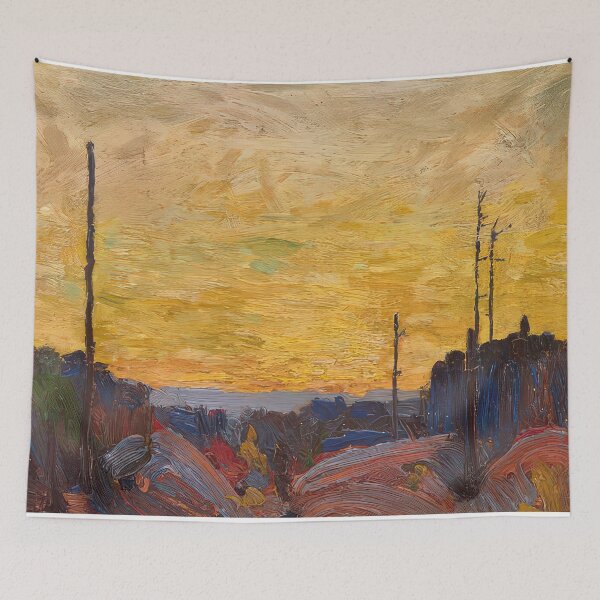 Item preview, Burned over land 1916 designed and sold by VeilOfPigments.
