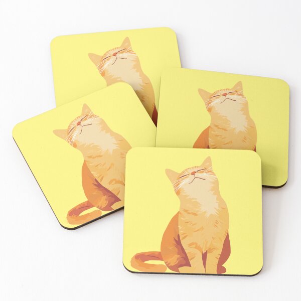 Item preview, Happy Orange Kitty Looking Up designed and sold by W Designs.