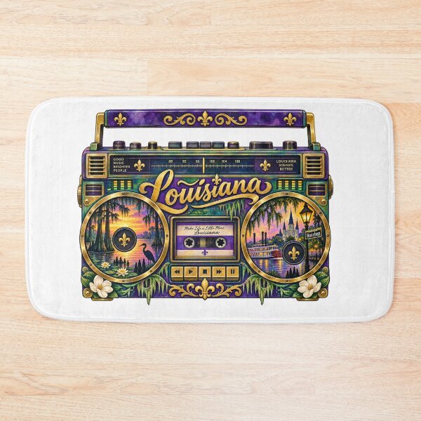 Item preview, Louisiana Gen X Boom Box designed and sold by Whimspired By Paxx.
