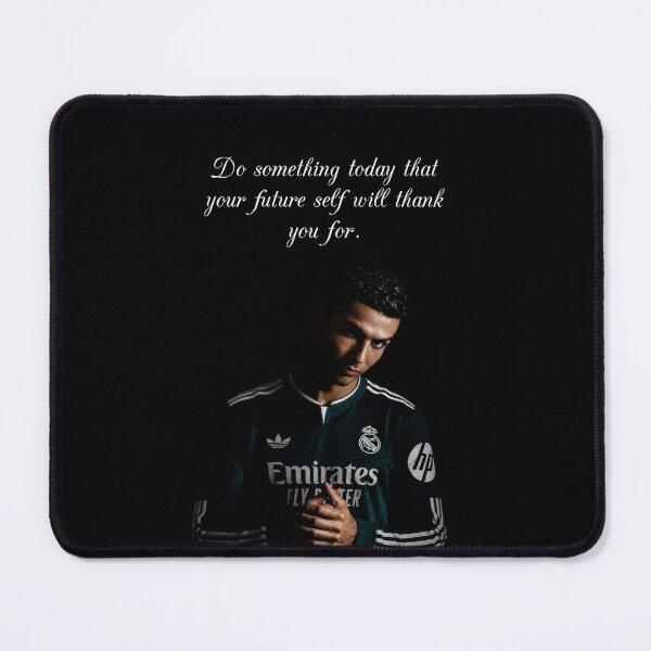Item preview, Do Something Today That Your Future Self Will Thank You For Inspiring Motivational Quote Cristiano Ronaldo Portrait designed and sold by Matt_Smith.