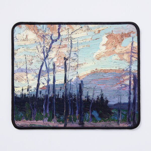 Item preview, Burnt land at sunset 1915 designed and sold by VeilOfPigments.