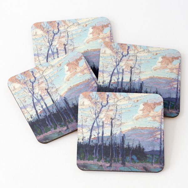 Item preview, Burnt land at sunset 1915 designed and sold by VeilOfPigments.