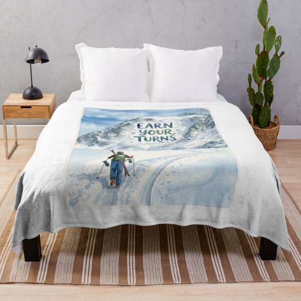 Item preview, Earn Your Turns designed and sold by skihappyco.
