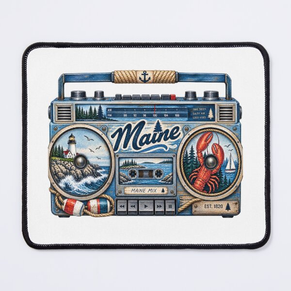 Item preview, Maine Gen X Boom Box designed and sold by Whimspired By Paxx.