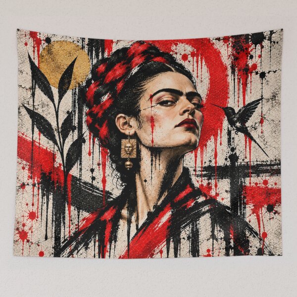 Item preview, Frida Kahlo Graffiti Portrait designed and sold by Qenlo.