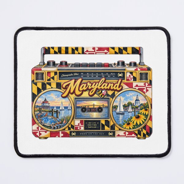 Item preview, Maryland Gen X Boom Box designed and sold by Whimspired By Paxx.