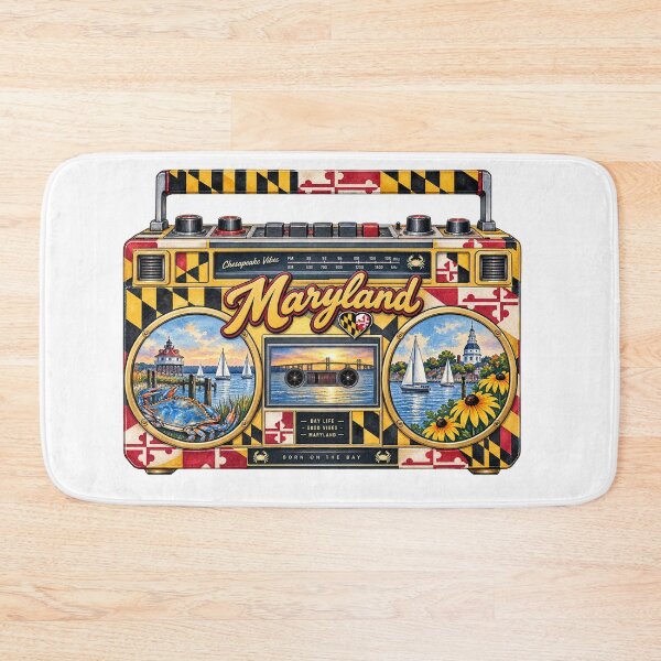 Item preview, Maryland Gen X Boom Box designed and sold by Whimspired By Paxx.