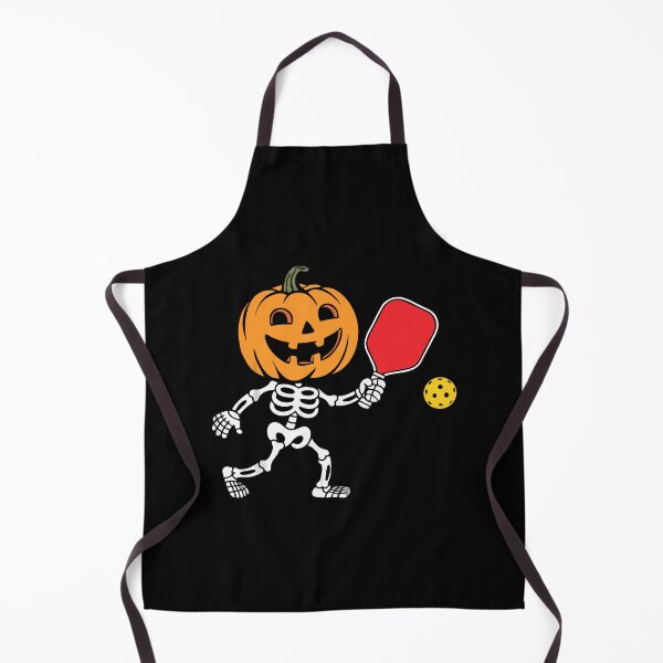 Item preview, Spooky Dink Pumpkin Head Skeleton Pickleball Spooky designed and sold by ZariahNey.