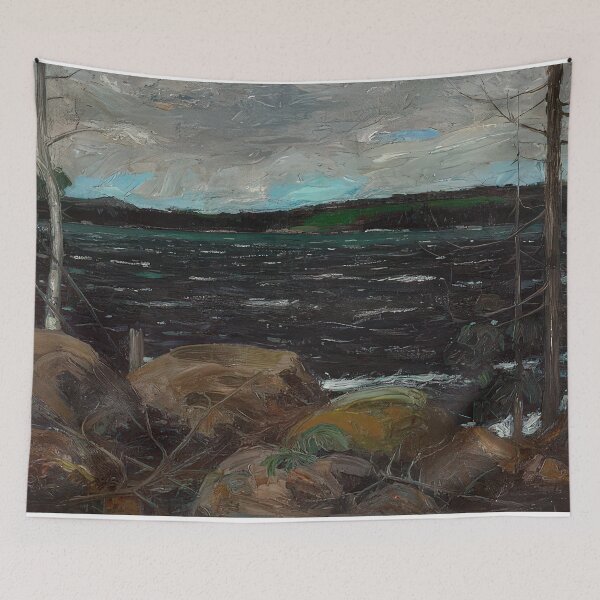 Item preview, Northern lake 1913 designed and sold by VeilOfPigments.
