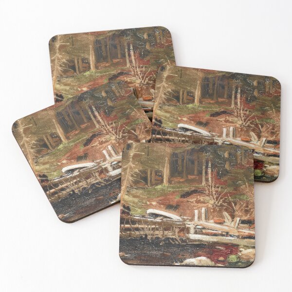 Item preview, Old lumber dam algonquin park 1912 designed and sold by VeilOfPigments.