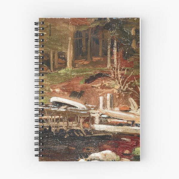 Item preview, Old lumber dam algonquin park 1912 designed and sold by VeilOfPigments.