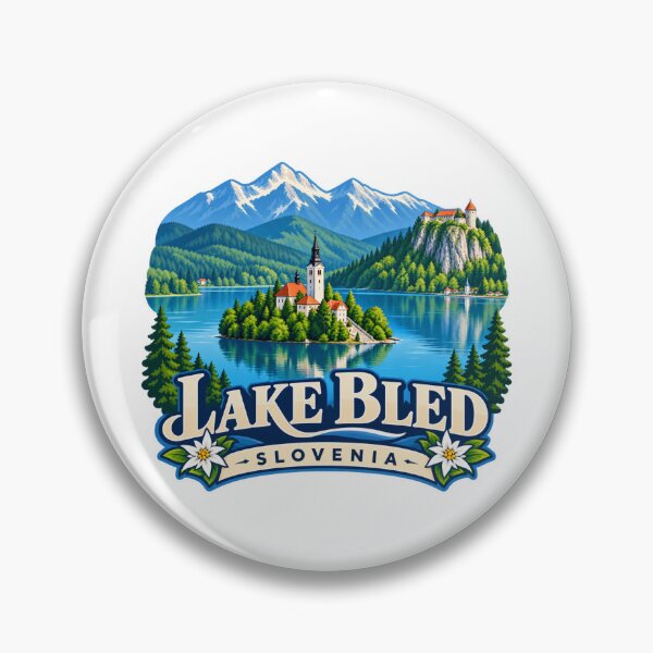 Item preview, Lake Bled, Slovenia - Alpine Island Church designed and sold by Myra365Art.