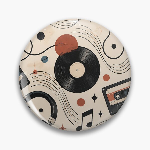 Item preview, Vintage Vinyl Music Pattern designed and sold by Smoimi.