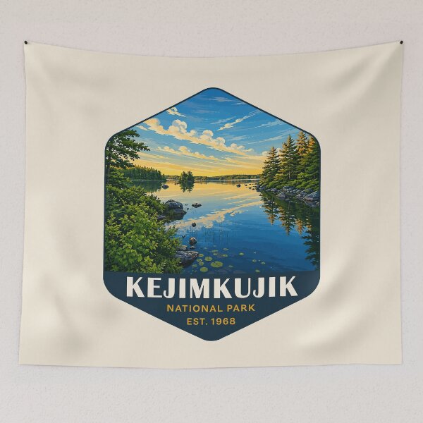 Item preview, Kejimkujik National Park Canada – Vintage Wilderness Adventure designed and sold by Gideon Emmerich.