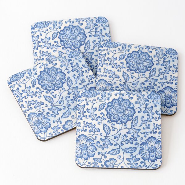 Item preview, Blue and White Chinoiserie Porcelain Pattern designed and sold by Fani*.