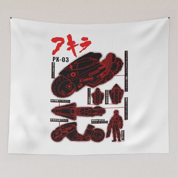 Item preview, AKIRA Kaneda Motorcycle Blueprint Anime designed and sold by beetlechds.