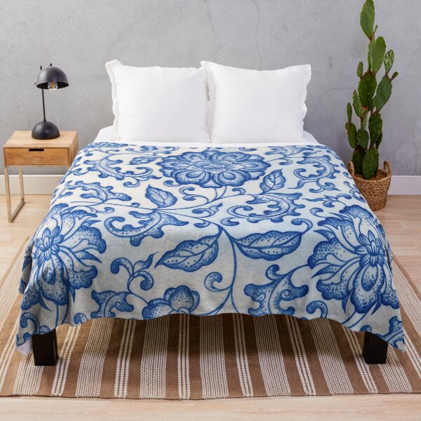 Item preview, Blue and White Chinoiserie Porcelain Pattern designed and sold by Fani*.