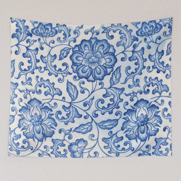 Item preview, Blue and White Chinoiserie Porcelain Pattern designed and sold by Fani*.