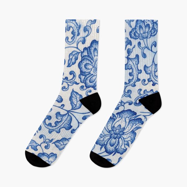 Item preview, Blue and White Chinoiserie Porcelain Pattern designed and sold by Fani*.