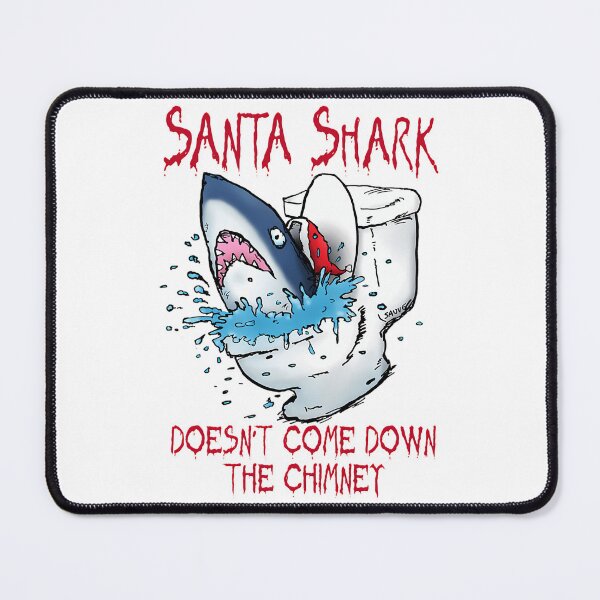 Item preview, Toilet Shark Santa designed and sold by GuessNexted.
