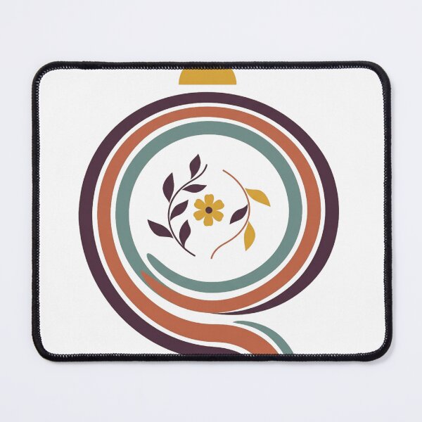 Item preview, Botanical Spiral Path – Minimal Abstract Organic Nature Art designed and sold by meghnad.