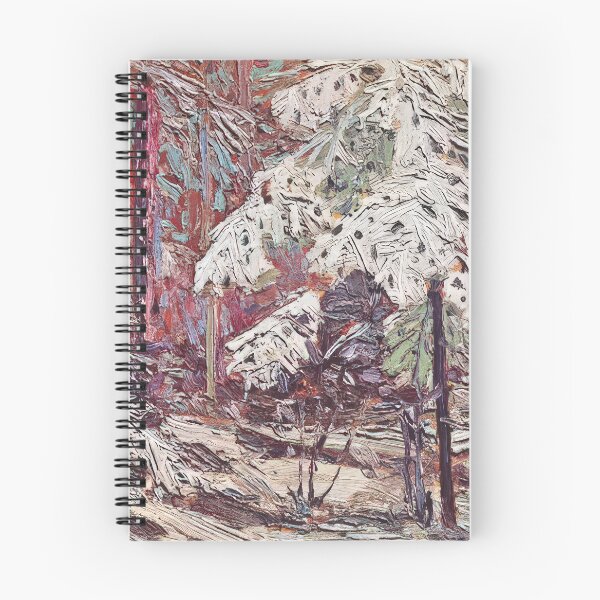 Item preview, Snow in the woods 1916 designed and sold by VeilOfPigments.
