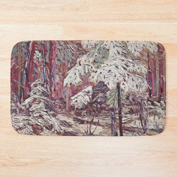 Item preview, Snow in the woods 1916 designed and sold by VeilOfPigments.