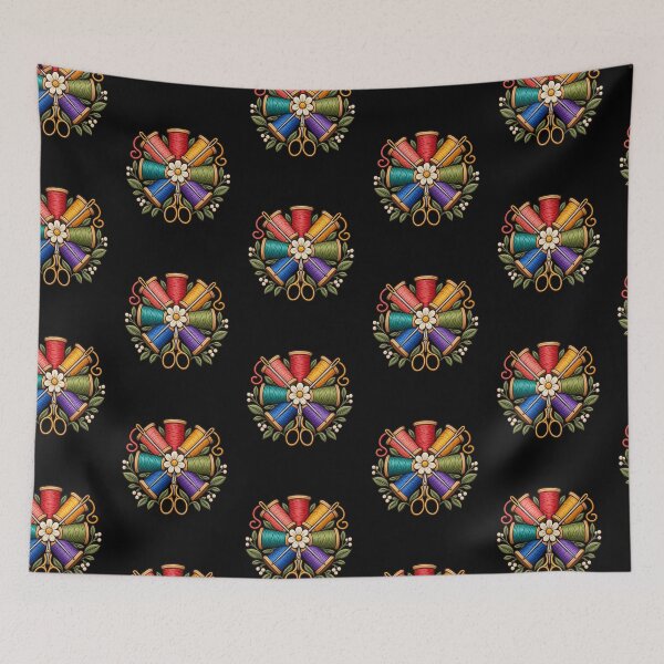 Item preview, Cozy Needlepoint Hobby Tools & Thread Art designed and sold by Georain.
