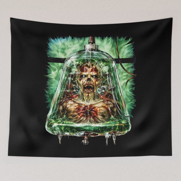Item preview, Horror Monster in Jar Gore Art  designed and sold by Rafiqrafisqy.