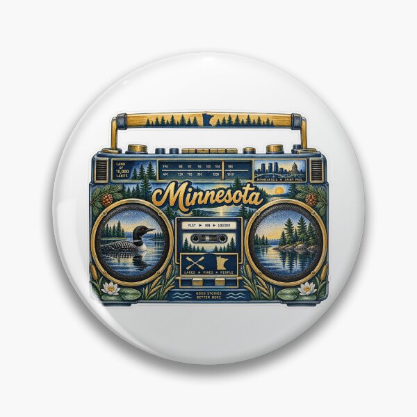 Item preview, Minnesota Gen X Boom Box designed and sold by Whimspired By Paxx.