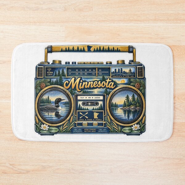 Item preview, Minnesota Gen X Boom Box designed and sold by Whimspired By Paxx.