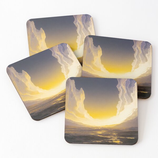 Item preview, Gold Sunset Separating Sky designed and sold by W Designs.