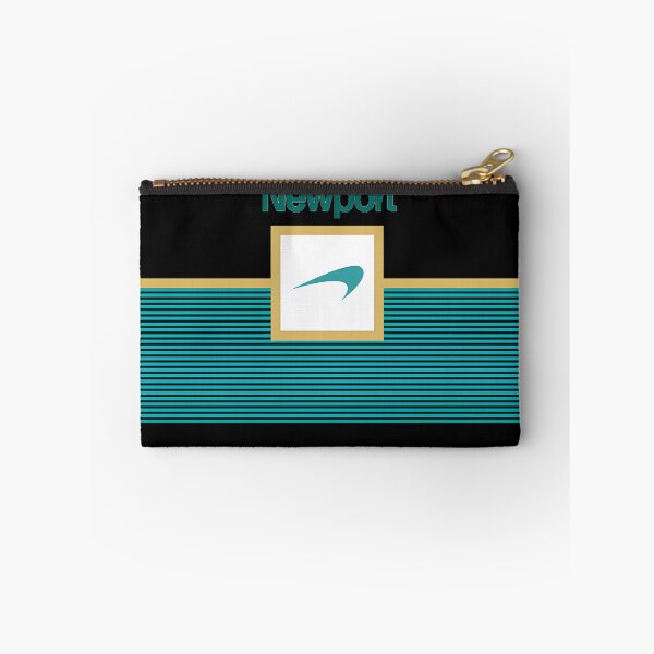Item preview, Símbolo de caja dorada a rayas turquesa de marca de tabaco designed and sold by Maserokaltad.