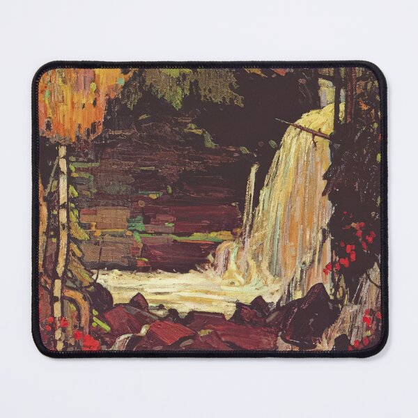 Item preview, Woodland waterfall 1916 designed and sold by VeilOfPigments.